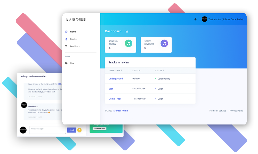 Mentor Dashboard